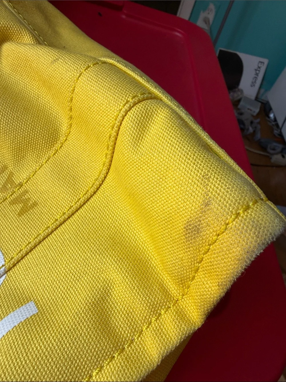 Marc Jacobs Yellow Canvas Tote used
